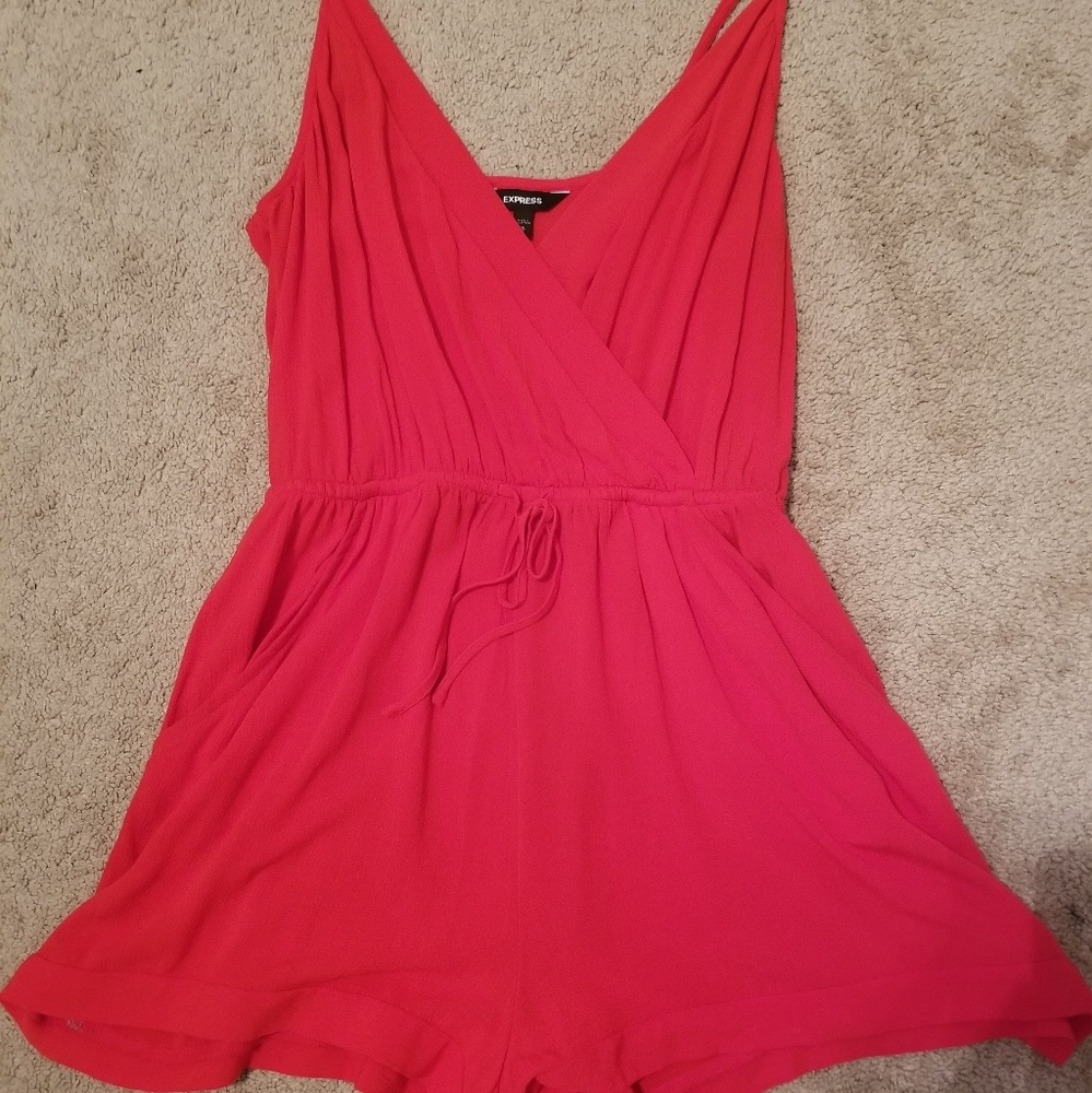 Red Express Romper - Picture 2 of 4